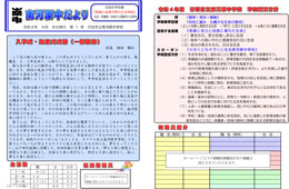 学校だより4月号